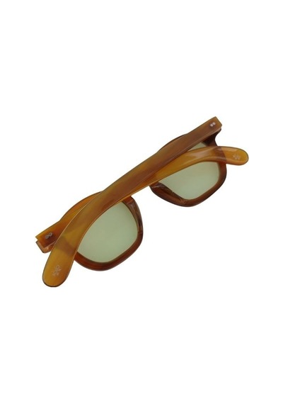 Katsuo Horn 1 Unisex Güneş Gözlüğü Sarı Yeşil Kahverengi