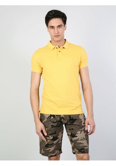 Colin's Slim Fit Polo Yaka Erkek Safran Polo Kısa Kol CLTKTMPTS0244260_q1.v1_YLS Colin's Slim Fit Polo Yaka Erkek Safran Polo Kısa Kol CLTKTMPTS0244260_q1.v1_YLS