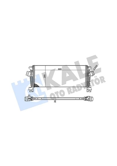 Opel Astra J Turbo Radyatoru 1.4t 2010-2020 A14net B14net Kale 344700