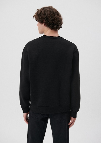 Mavi - Mavi Logo Baskılı Siyah Sweatshirt 0611716-900 Siyah