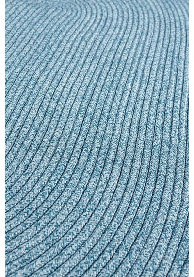 Cesta El Yapımı Örgü Turkuaz Kilim 50x80 4006 Turkuaz