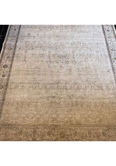 Elexus Halı Woolly 4127 Krem Modern Salon Halısı Krem