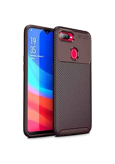 Oppo Rx17 Neo Karbon Desenli Negro Silikon Kılıf