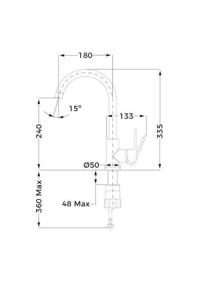 Teka In 915 Bk Siyah Armatür Siyah