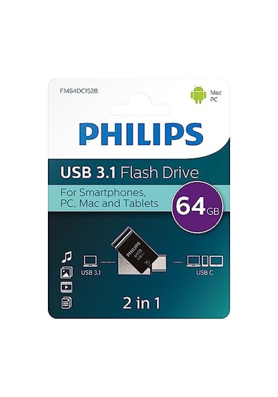 64gb Otg Dual Drive Type-c Ve Usb Flash Bellek Genel