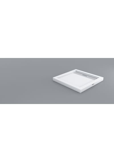 Shower 100x100 Drop Kare Monoblok Duş Teknesi H:8 Cm
