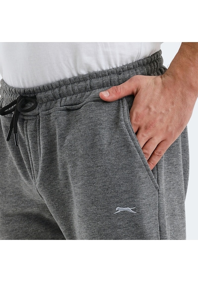 Slazenger CUPA I Erkek Cepli Koyu Gri Eşofman Altı
