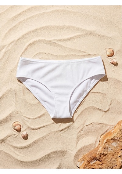 Lcw Dream Beyaz Kadın Düz Bikini Alt