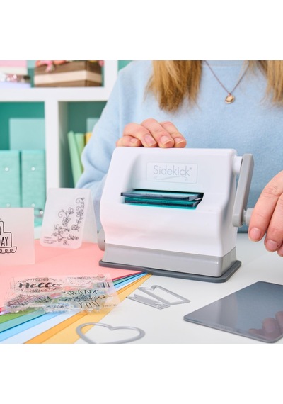 Sizzix Sidekick Delme Makinesi 661770, 6,35 Cm Açıklık, Beyaz
