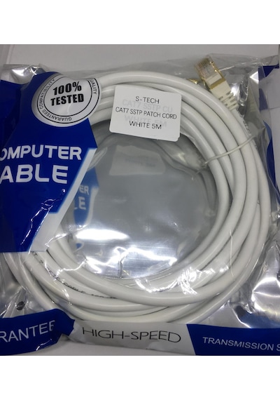 S-Tech Cat7 SSTP Patch Cord Kablo 5 M