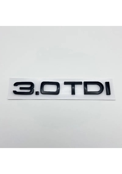3.0 Tdı Bagaj Yazısı Arma Logo Siyah Renk Bagaj Yazı Luggage Sign