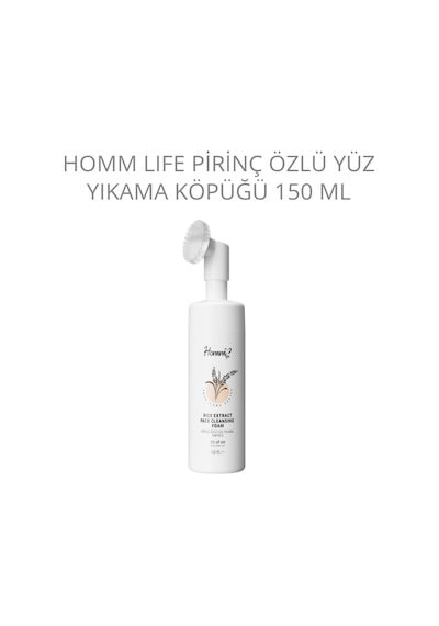 Tr Pirinç Özlü Yüz Yıkama Köpüğü, 150 Ml, Beyaz