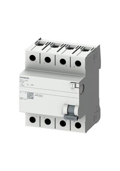 Siemens 5sz1646-6ya 4 Kutuplu 63a 300ma A Tipi Kaçak Akım Koruma Rölesi