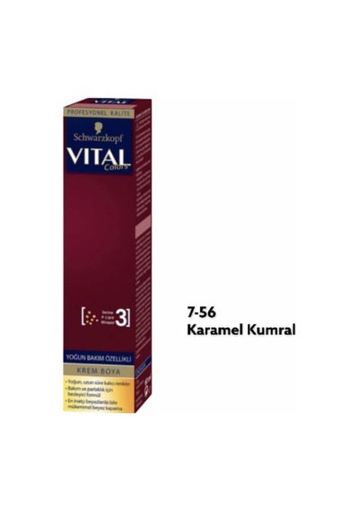 Vital Colors Tüp Boya 7.56 Karamel Kumral (505870998)