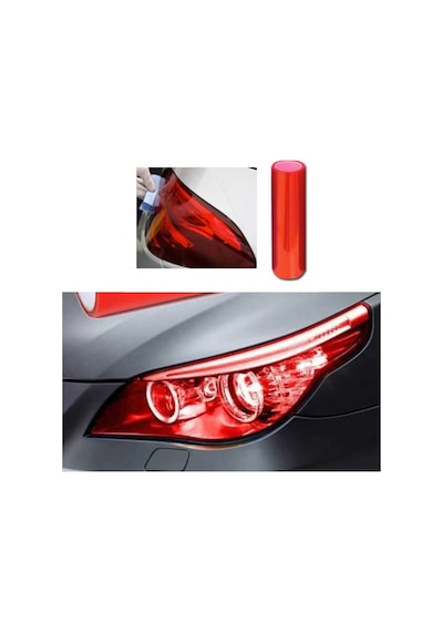 Far Stop Filmi Far Folyosu Far Çizik Engelleyici Folyo 30 Cm X 10 Metre Kırmızı GLZ02330103