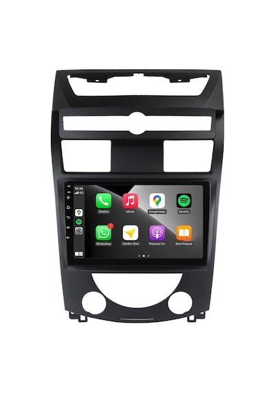 Ssangyong Rexton Araç Multimedya Android Ekran Carplay Double Teyp 4+64 9" 08-13 Black Navımex