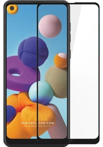 Samsung Uyumlu Galaxy A21s Seramik Nano Kırılmaz Tam Kaplayan Ekran Koruyucu Anti Static Özellik