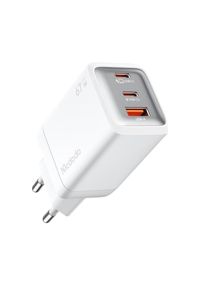 Mcdodo Ch-0971 Gan 67w 2c1a Typec Usb Beyaz Mini Şarj Cihazı