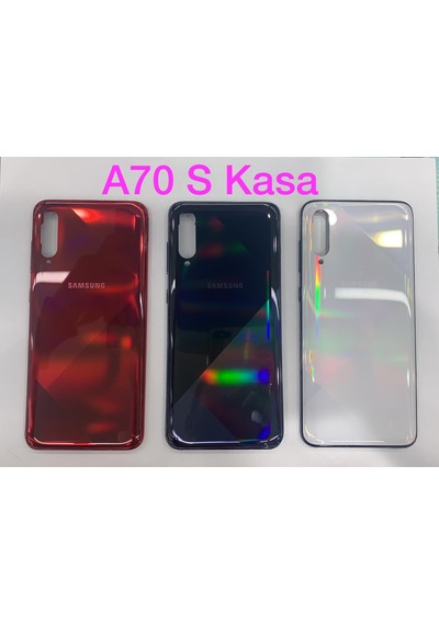 Samsung Galaxy Uyumlu A70s Kasa Kapak - Yan Tuşlar Dahil A70s - Siyah Siyah
