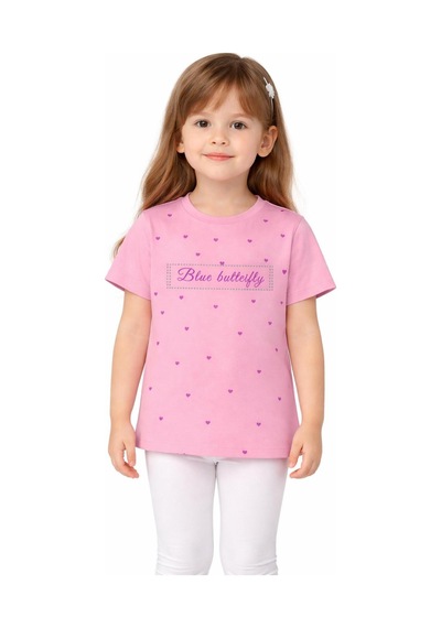 Yale Kids 1 4 Yaş Kız Çocuk Tişört Pembe