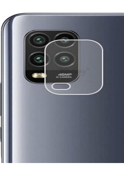 Microcase Xiaomi Mi 10 Lite 5G Kamera Camı Lens Koruyucu Nano Esnek Film