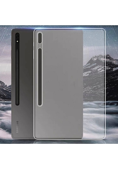Galaxy Uyumlu Tab S8 Ultra Sm-x900 Kılıf Zore Tablet Süper Silikon Kapak