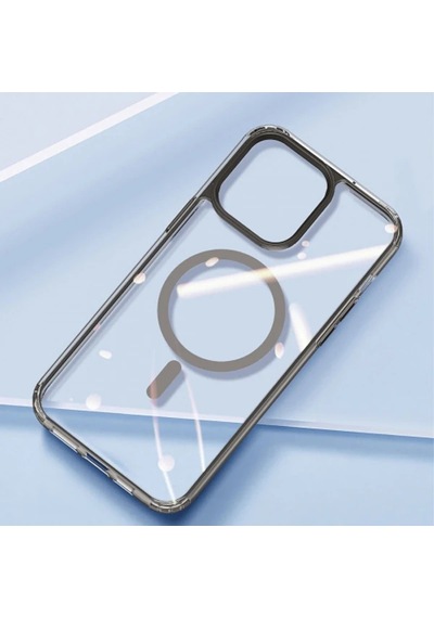 Dux Ducis Clin Mag Series İphone 14 Pro 6.1 Magsafe Uyumlu Manyetik Silikon Kılıf- 5775 Gri