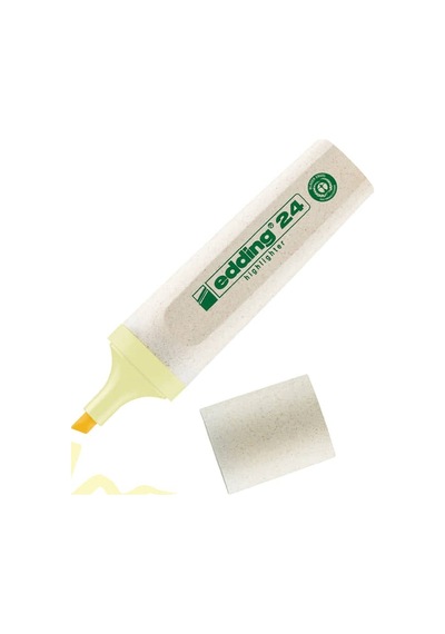 Edding 24 Ecoline Fosforlu İşaretleme Kalemi Pastel Sarı