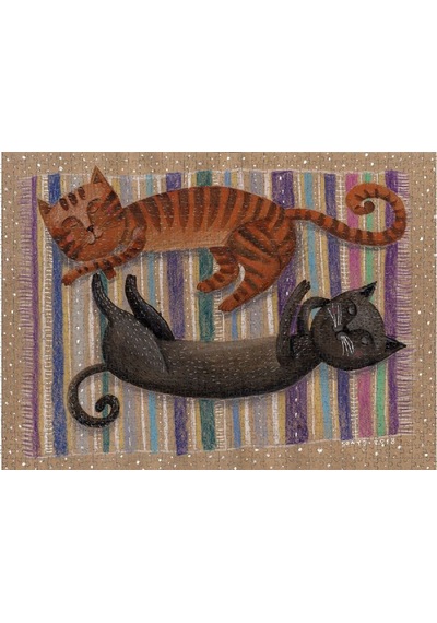 Nova 1000 Parça Uykudaki İki Kedi Puzzle - Sofya Saburova