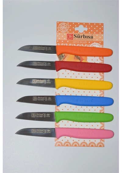 Çaylaravm Sürbısa 061007 Meyve Bıçağı 6 Lı Set Çok Renkli
