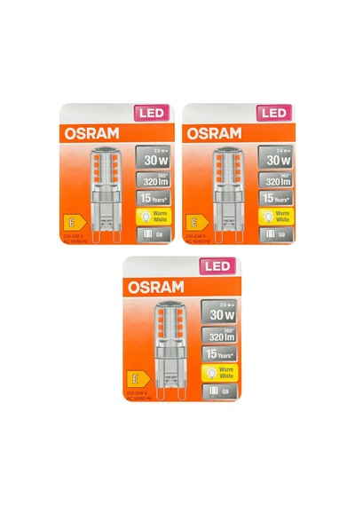 Osram 2,6w 30w 2700k Sarı Işık G9 Duylu Led Kapsül Ampul 3 Adet
