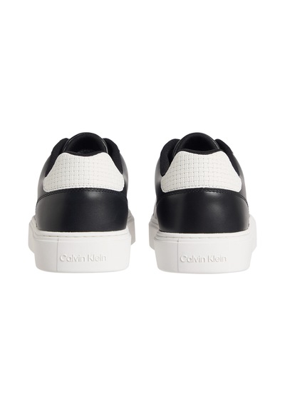 Erkek Classic Cup Laceup Lth Bt Woven Ayakkabı Ym0ym014470gm Siyah