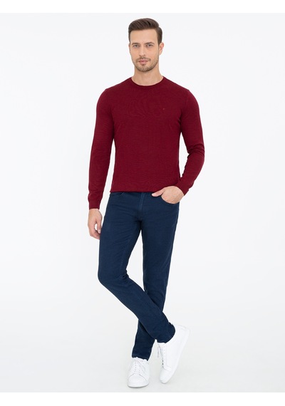 Cacharel Erkek Bordo Kazak /triko 50237038-vr014 Kırmızı