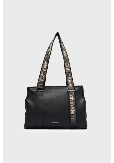 Calvin Klein Logolu Ayarlanabilir Askılı Çanta Lv04f3644gub1 Kadın Çanta Lv04f3644g Ub1 Siyah