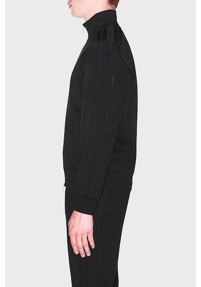 Armani Exchange Pamuk Karışımlı Dik Yaka Fermuarlı Sweat Erkek Sweat Xm003144 Af13047 Uc001 Siyah