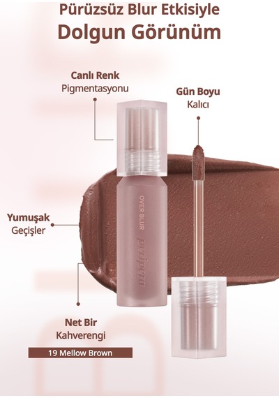 Gün Boyu Kalıcı Pürüzsüz Matlık Sunan Tint Perıpera Over Blur Tint 19 Mellow Brown