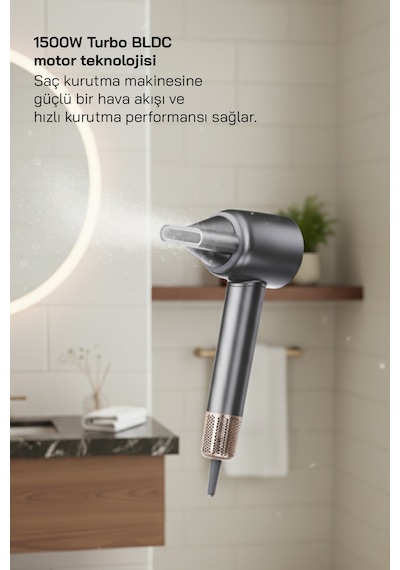 Sinbo Shd-1737 Bldc Saç Kurutma Makinesi-koyu Gri
