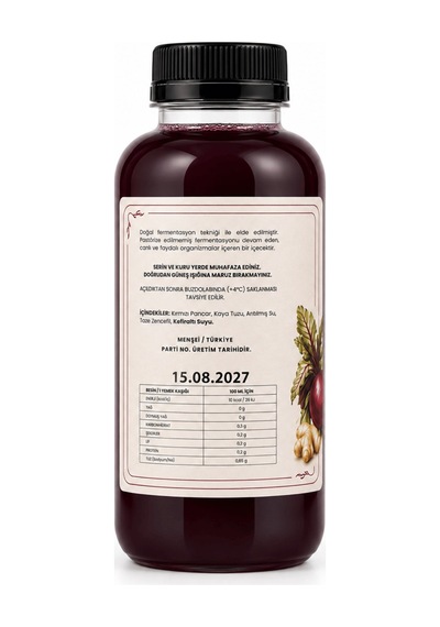 Zencefilli Kvass 24 Lü 300 Ml Pet Şişede
