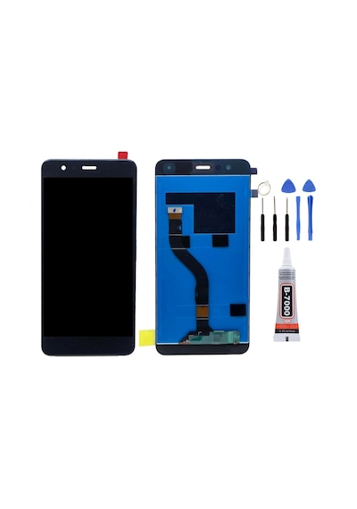 Huawei P10 Lite Siyah Uyumlu Ekran Lcd Dokunmatik Tamir Seti Ve Yapıştırıcı Yanında Yedcom