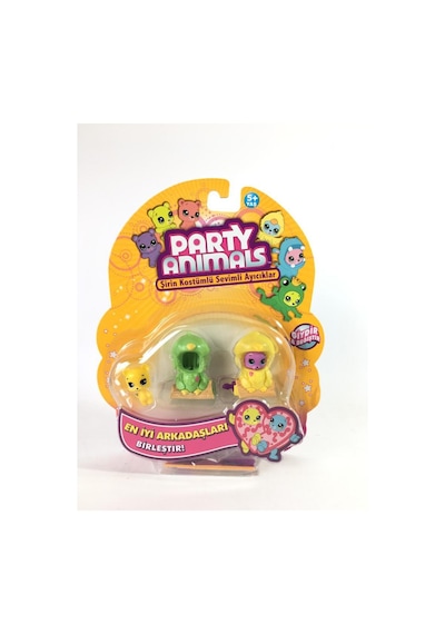Party Animals 3'lü Figür Set - 60725