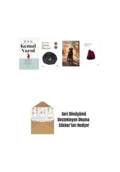 Kemal Varol 4 Kitap Set + Okuma Sticker'ları