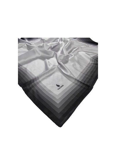 Mim Eşarp Mısırlı Eşarpları Emprime Kristal Sport Polyester Eşarp Beyaz - Siyah