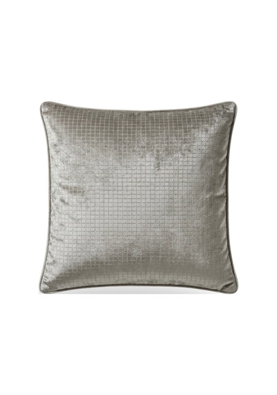 "grida" Kadife Dokulu Kırlent Kılıfları - 45x45 Açık Gri