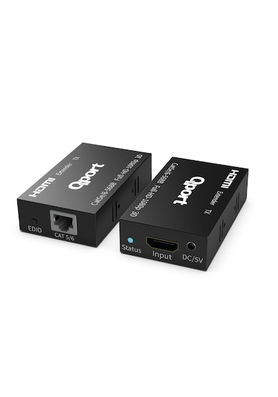 Qport Q-hex3 Hdmı Extender Cat6 60m 2 Li Paket