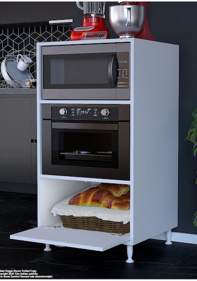 Armin 1 Kapaklı 59,6 X 119,2 X 56 Cm Mini Fırın Mikrodalga Fırın Dolabı Çok Amaçlı Mutfak Dolabı Beyaz Armin 1 Kapaklı 59,6 X 119,2 X 56 Cm Mini Fırın Mikrodalga Fırın Dolabı Çok Amaçlı Mutfak Dolabı Beyaz