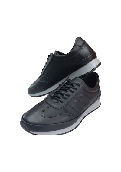 Growish Gr0097 Hakiki Deri Sneaker Erkek Ayakkabı Siyah