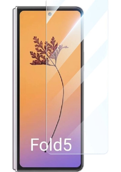 Samsung Galaxy Z Fold 5 5g İle Uyumlu Kavisli Ekranı Tam Kaplayan Kırılmaz Cam Ekran Koruyucu