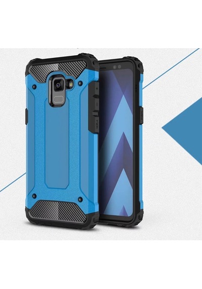 Samsung Uyumlu Galaxy A7 2018 Armor Hibrit Kaliteli Zırh Kılıf