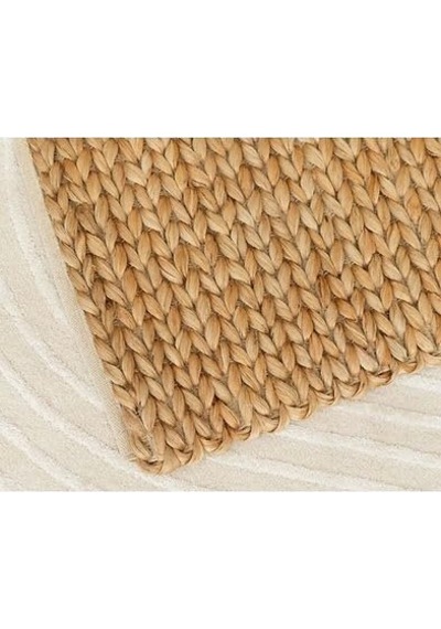 El Yapımı Örgü Jüt Hasır Lüx Kapı Önü Paspası 65 X 45 Cm Çok Renkli