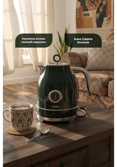 Fressi FR-KT05 1.7 L Isı Göstergeli Retro Kettle